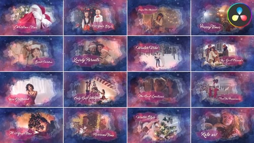 Sweet Winter Slideshow for DaVinci Resolve