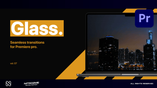 Glass Transitions Vol. 07 for Premiere Pro