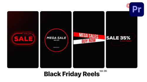 Black Friday Reels for Premiere Pro Vol. 06