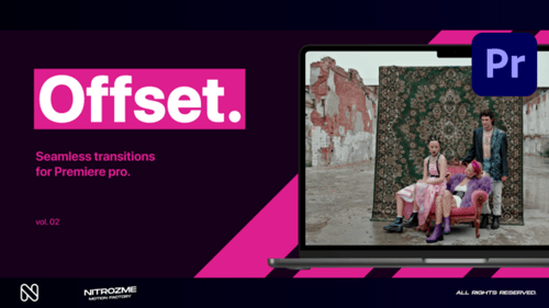 Offset Transitions Band 02 für Premiere Pro