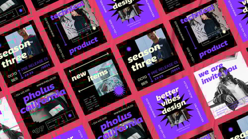 Dynamic Urban Kinetic Typography Social Media Posts