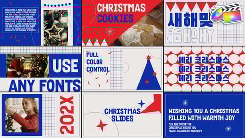 Christmas Slides for FCPX