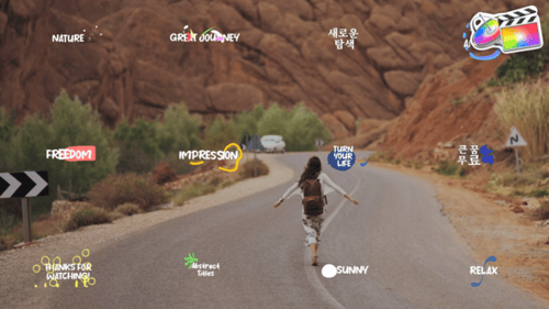 Playful Hand Drawn Animated Titles with Abstract Elements