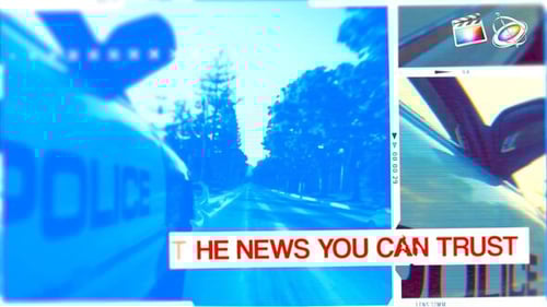 Dynamic Glitch News Broadcast Opener