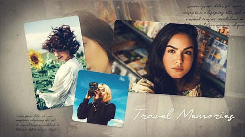 Sentimental Memories Photo Slideshow with Vintage Film Grain