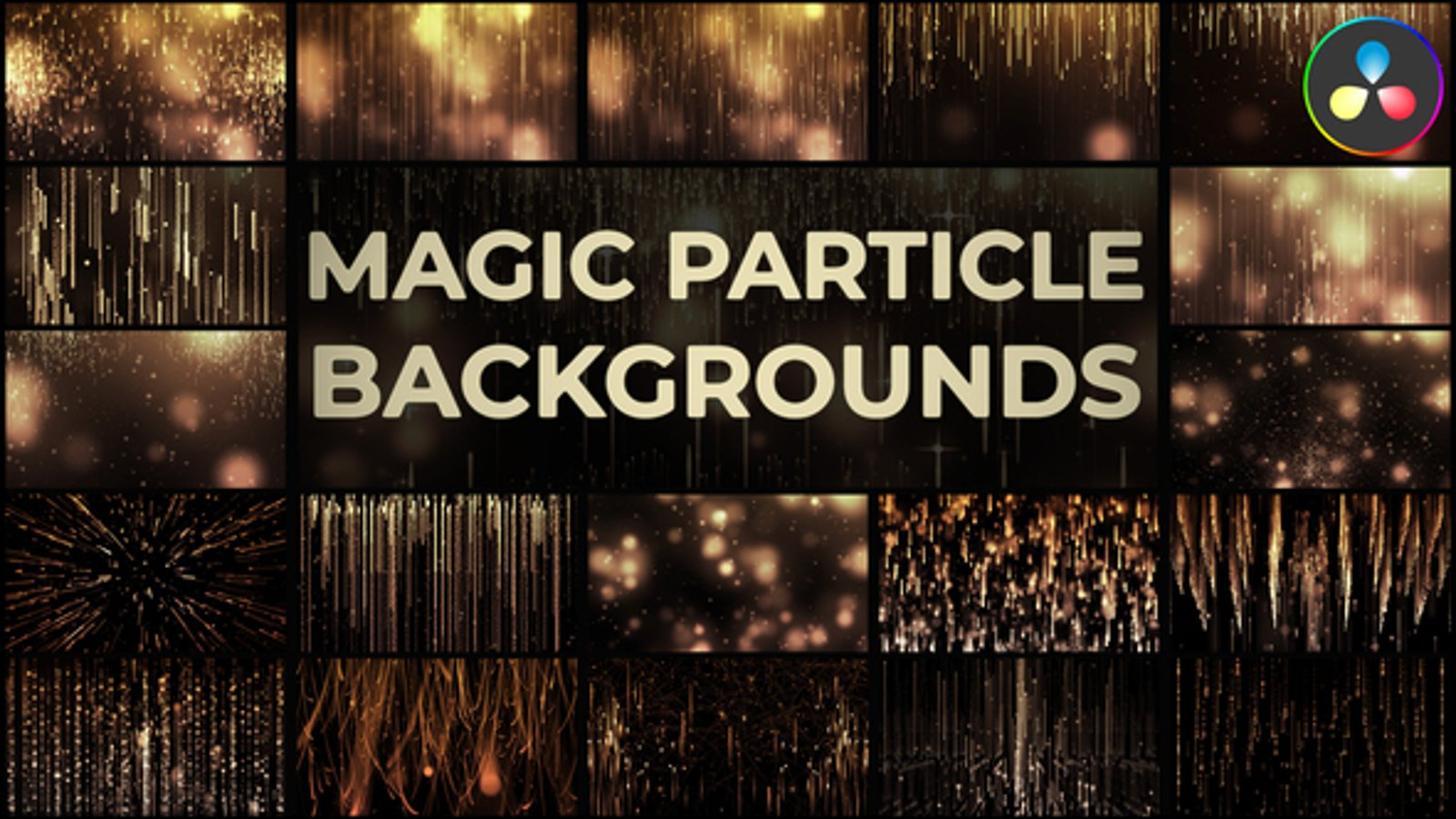 Magic Particle Backgrounds for DaVinci Resolve, Elements ft. luxury ...