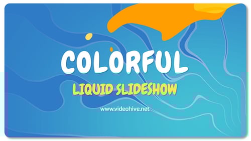 Dynamic Colorful Fluid Slideshow Opener