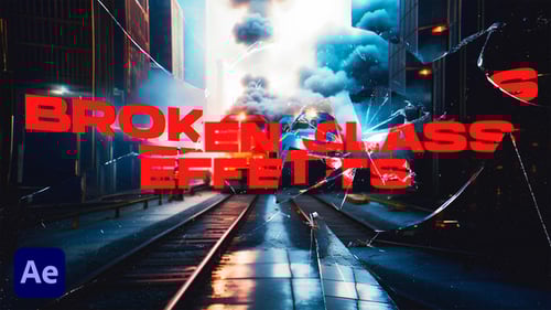 Broken Glass Effects VOL. 2 | After Effects