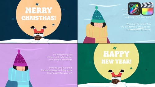 Festive Animated Christmas and New Year Greeting Cards