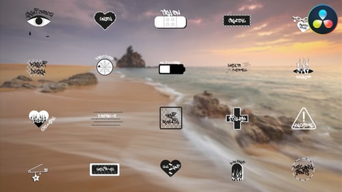 Títulos em estilo graffiti para DaVinci Resolve