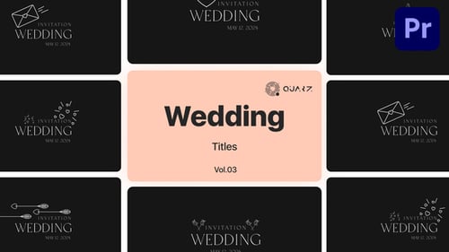 Wedding Titles for Premiere Pro Vol. 03