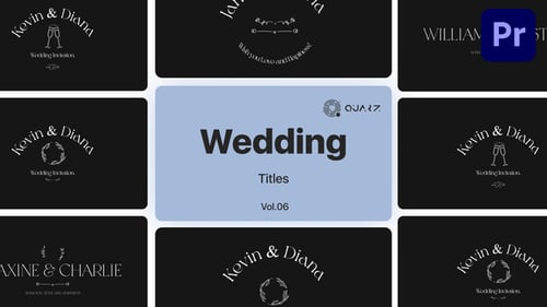 Wedding Titles for Premiere Pro Vol. 06