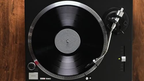 Black Vinyl Disc