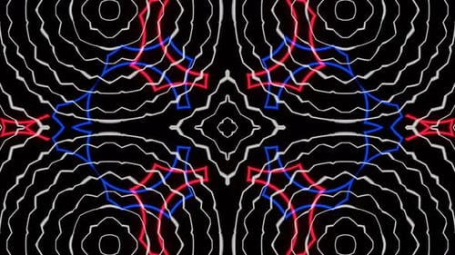 Muster VJ Loop Abstrakte Ausbrüche abstrakter Formen