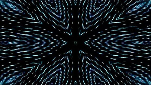 Abstract Sci-Fi Light Speed Warp Tunnel Loop