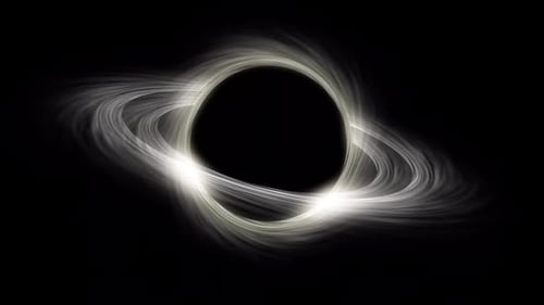 Futuristic Light Rings Abstract Animation