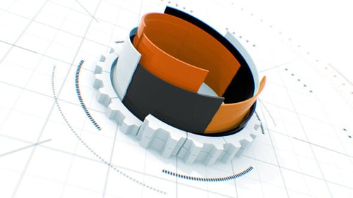 Logotipo de rueda dentada