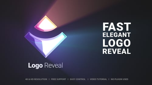 Dynamic Abstract Light Logo Reveal