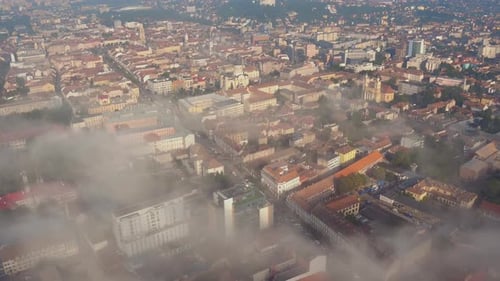 Aerial view of Cluj-Napoca