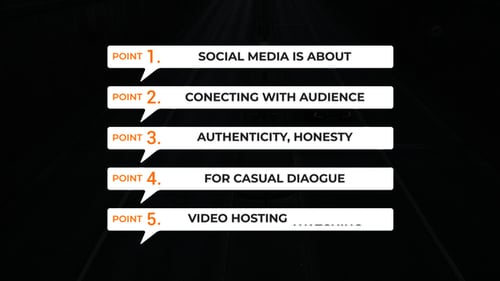 Bullet Point Text Titles