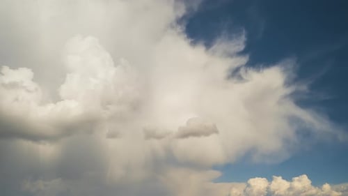 Dramatic Clouds and Blue Sky Time-Lapse
