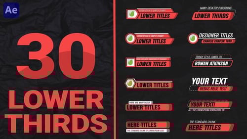 Lower Thirds Pack