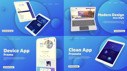 Clean Animated Device Mockup for Modern App Promotion