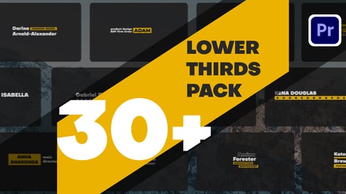 Modern Animated Lower Thirds Pack for Videos