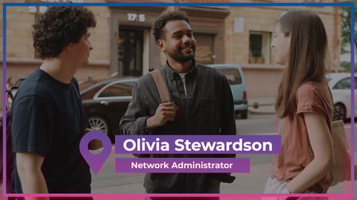 Modern Animated Lower Thirds with Location Pin