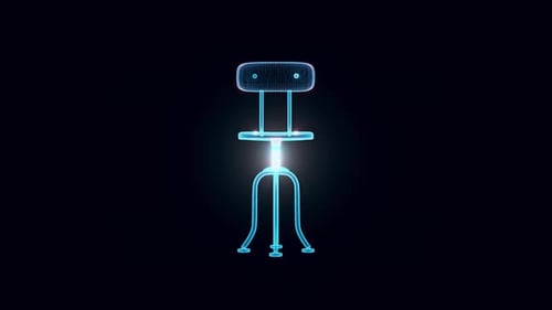 Shop Chair Hologram 4k