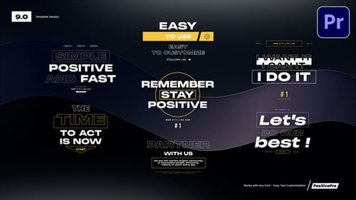 Stylish Titles For Premiere Pro