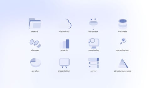 Data Analysis - Flat Icons