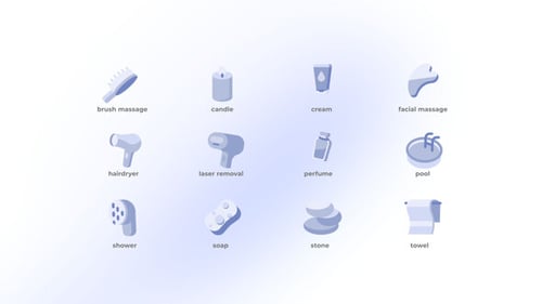 Spa - Flat Icons