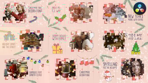 Christmas Slideshow for DaVinci Resolve