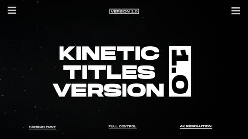 Dynamic Kinetic Typography Text Animation Titles