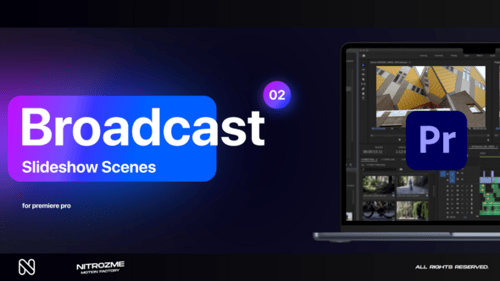Broadcast Slideshow Scenes Vol. 02 for Premiere Pro