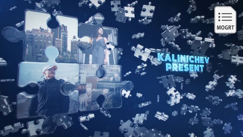 Epic Puzzle 3D Logo Intro - MOGRT