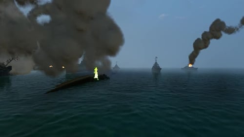Defeated American Warships