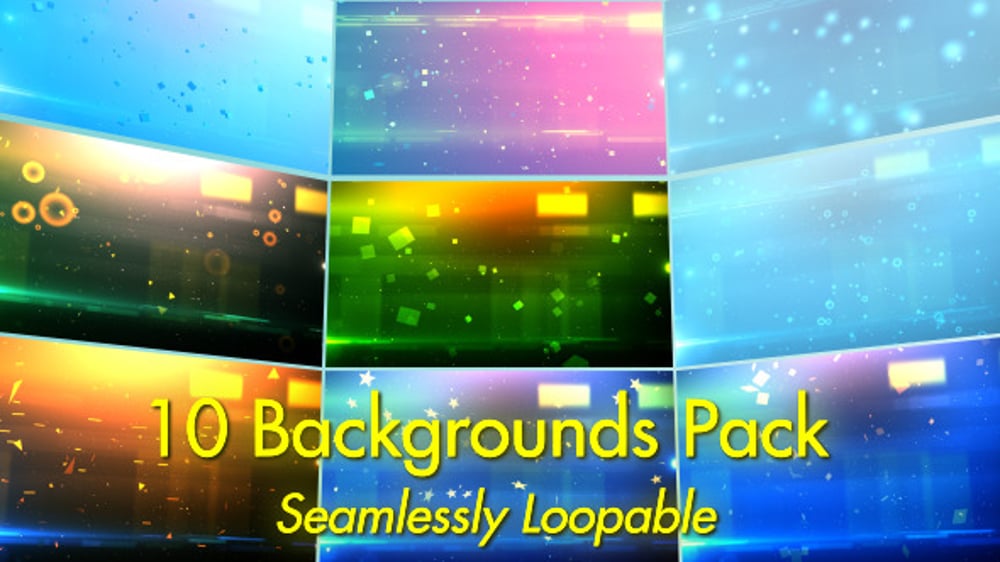 Colorful Particle and Geometric Animated Backgrounds, Backgrounds ...