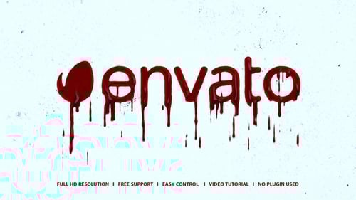 Horror halloween logo