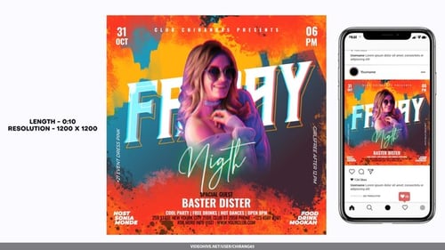 Night Club Flyer v12