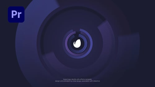 Modern Circular Logo Reveal Animation for Brand Identity