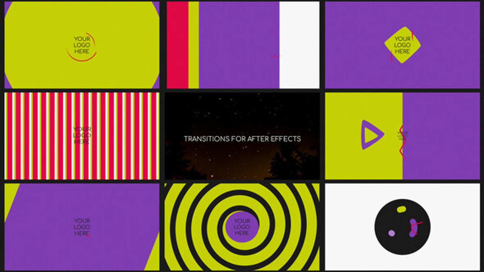 Dynamic Logo Transition Pack for Video Projects, Elements ft ...