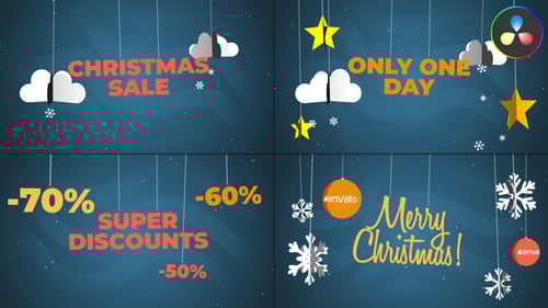 Promo des soldes de Noël pour DaVinci Resolve