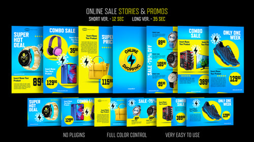 Dynamic Social Media Sale Promo Stories for Products