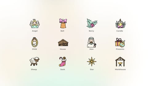 The birth of Christ - Christian Icons