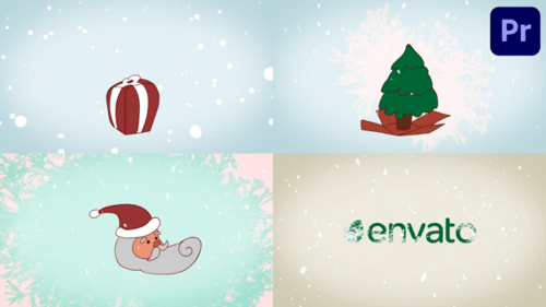 Santa Morphing Logo for Premiere Pro