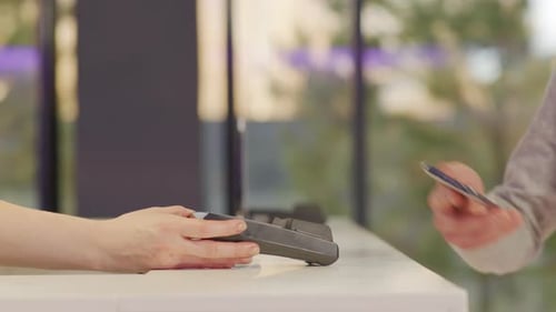 Phone Payment at Office Over Card Reader