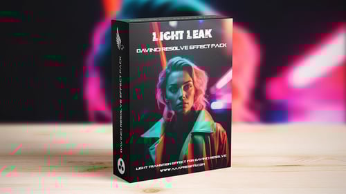 Light Leaks Transitions For DaVinci Resolve