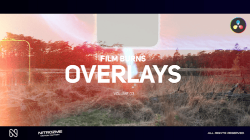 Superposiciones Film Burn Vol. 03 para DaVinci Resolve